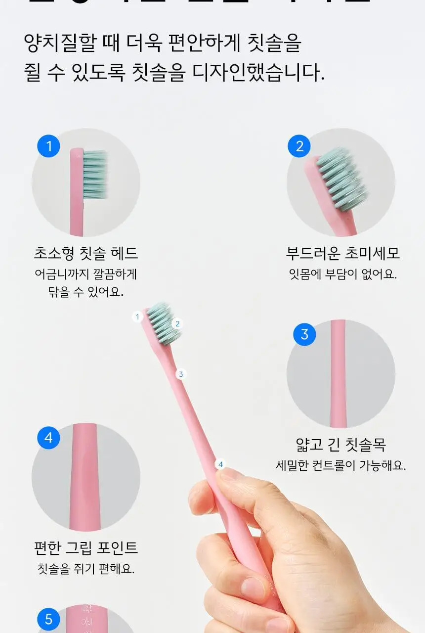 [치약3개입증정] 생활공작소 초미세모 콤팩트 칫솔 24P 상세페이지 15